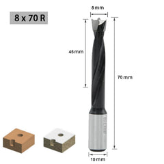 Carbide Tipped Brad Point Bit for Woodworking Tools