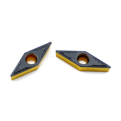 HOPSON TOOLS VBMT of CNC Carbide Inserts for Turning Steel Metal lathe Cutting Tools, 10 PCS.