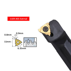 Hopson Tools 11ERA55 CNC Lathe Indexable Threading Carbide Insert Blade