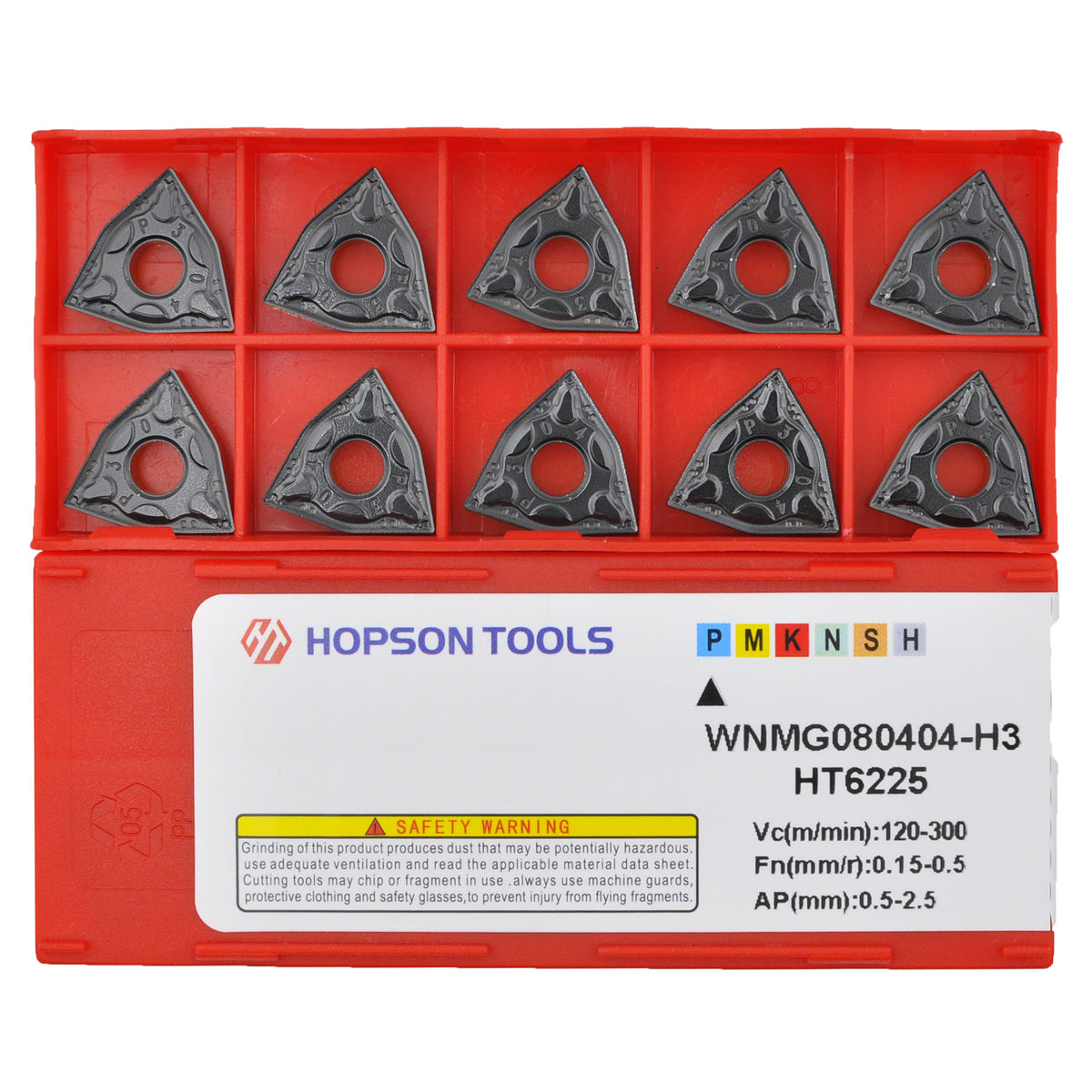 HOPSON TOOLS WNMG of CNC Carbide Inserts for Turning Steel Metal